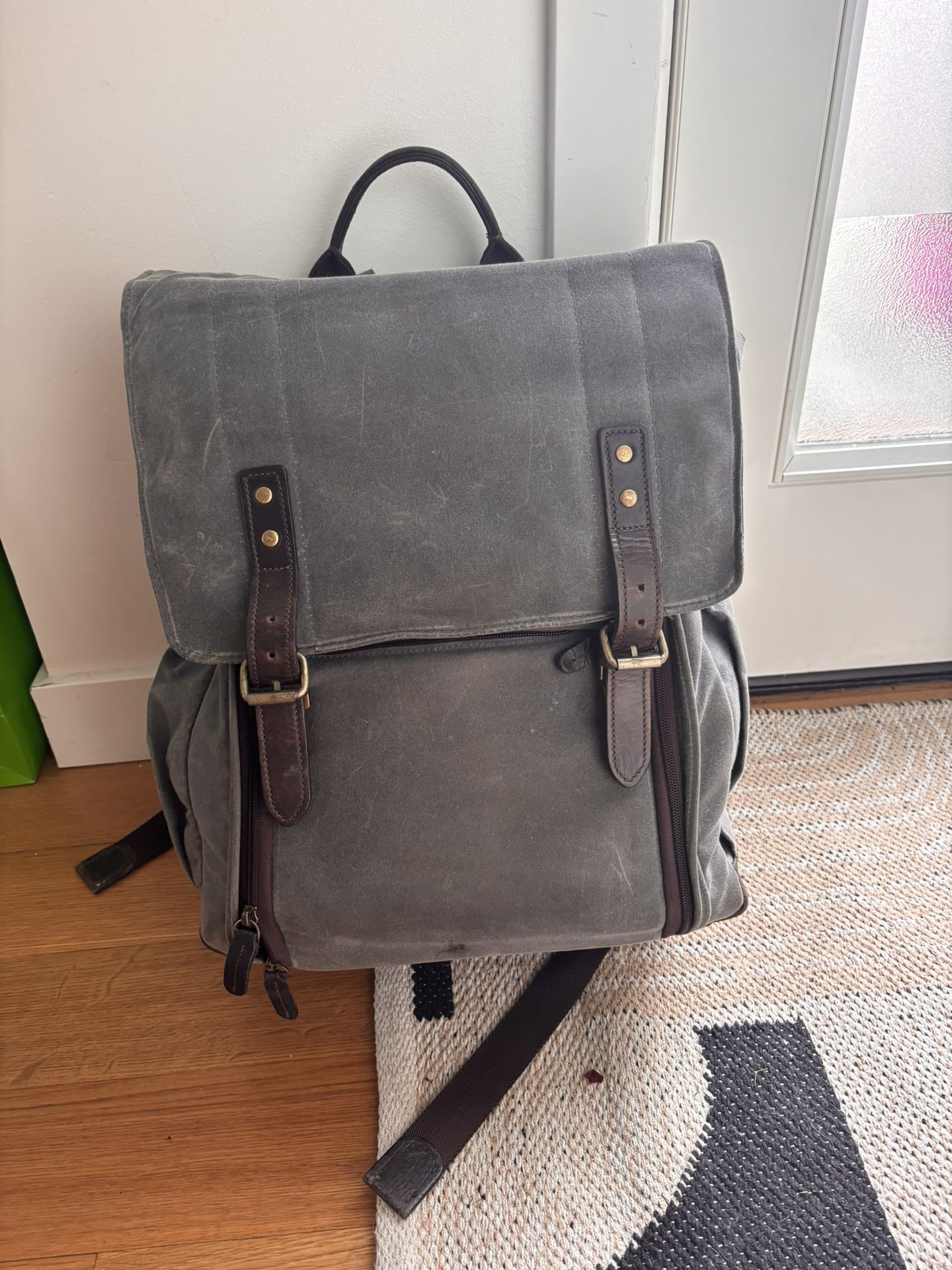 ONA Camps Bay Camera / Photo Backpack — Smoke Waxed Canvas — Like new
