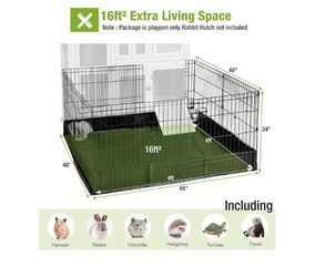 Small Pet Playpen Bunny Run Extension Indoor Small Animal Pen