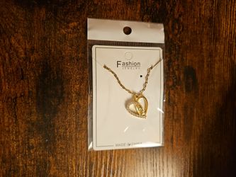 Heart Shape w/Virgin Guadalupe w/18" chain Style 2