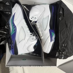 Jordan Grape 5s Size 10.5