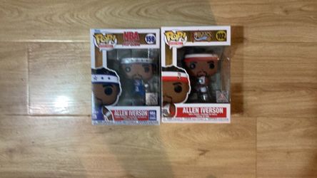 Allen Iverson basketball funko pops.