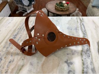 NWT brown plague doctor mask