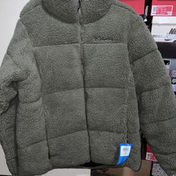 Columbia Fur Puffer Jacket