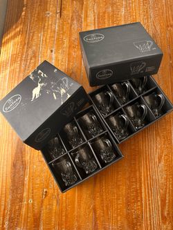 Crystal Glass Mugs Set