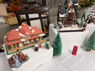 Christmas Village Collection with Buildings and Figurines