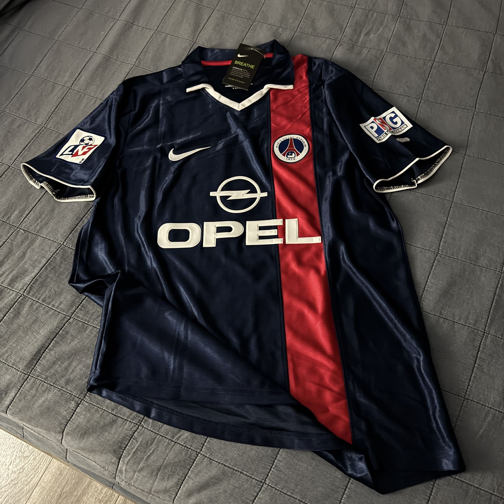 2001/02 PSG Ronaldinho Jersey – Vintage Nike Paris Saint-Germain Collectible