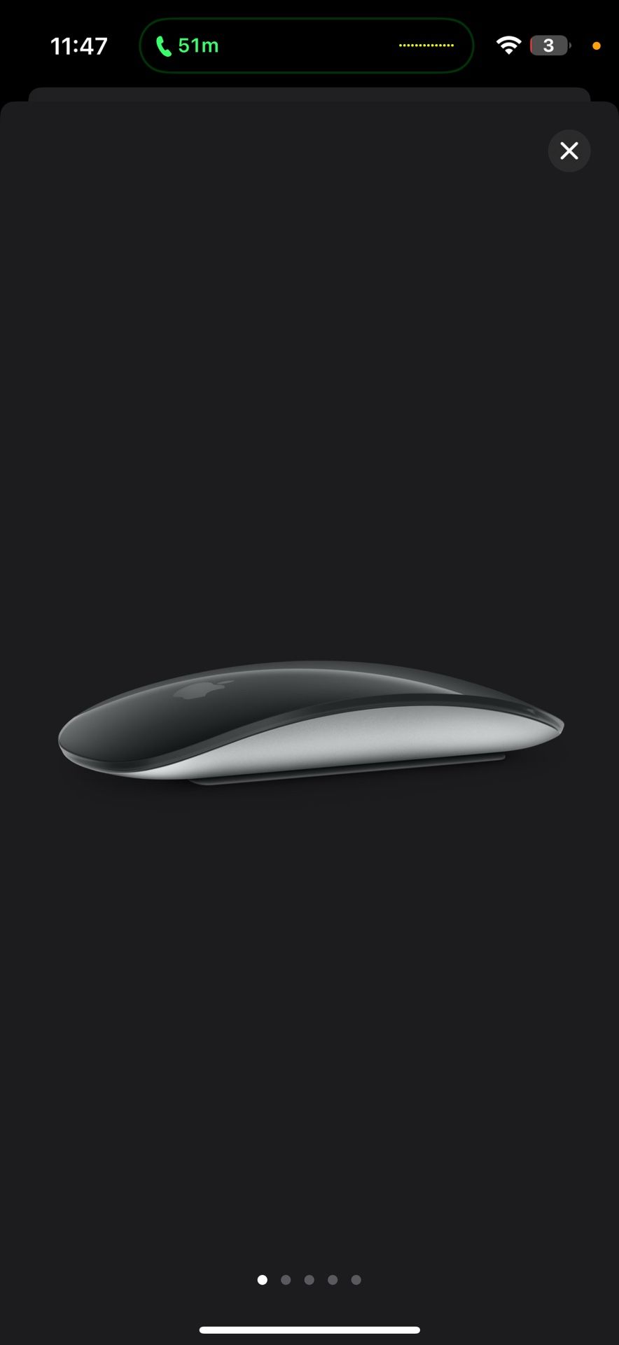 Magic Mouse (USB-C) - Black Multi-Touch Surface