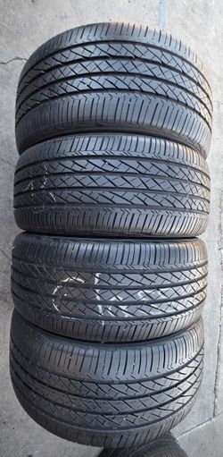 4 USED TIRES BRIDGESTONE 215/45/18