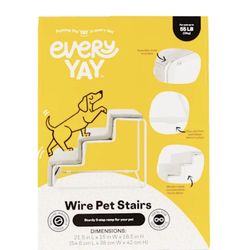 EveryYay Wire 3-Step Pet Stairs