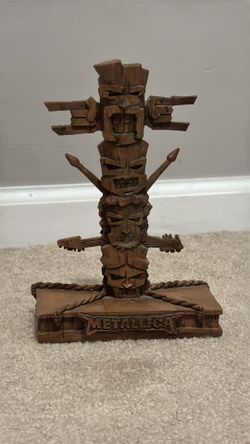 Metallica 7" Tiki Totem Pole Statue - RARE