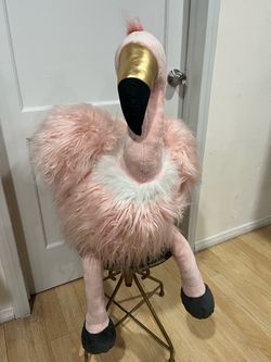 Giant Pink Flamingo 40 Inch Tall Stuffed Plush Animal