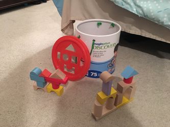 Imaginarium Discovery Wooden Building Block Seat