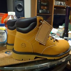 HI-TEC AXEL STEEL TOE WATER PROOF WORK BOOTS 