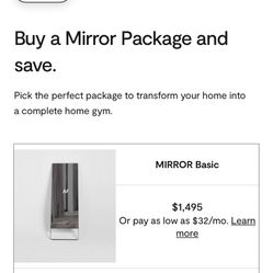 Mirror Home Gym - Peloton - Tonal - Tempo