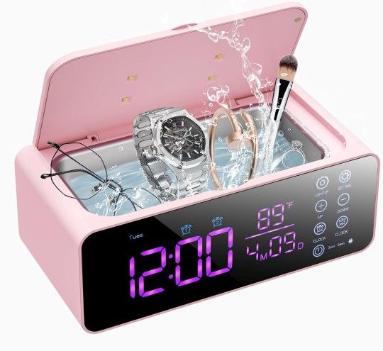 Ultrasonic Cleaner Pink