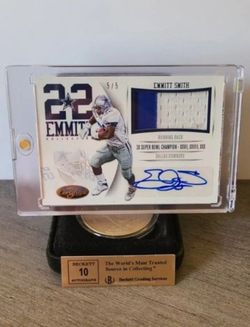 2013 Certified Emmitt Smith Patch Auto 5/5