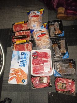 Fresh Ribye Steaks, High End Seafood 