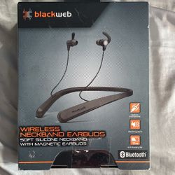 Blackweb Wireless Neck Band Earbuds 