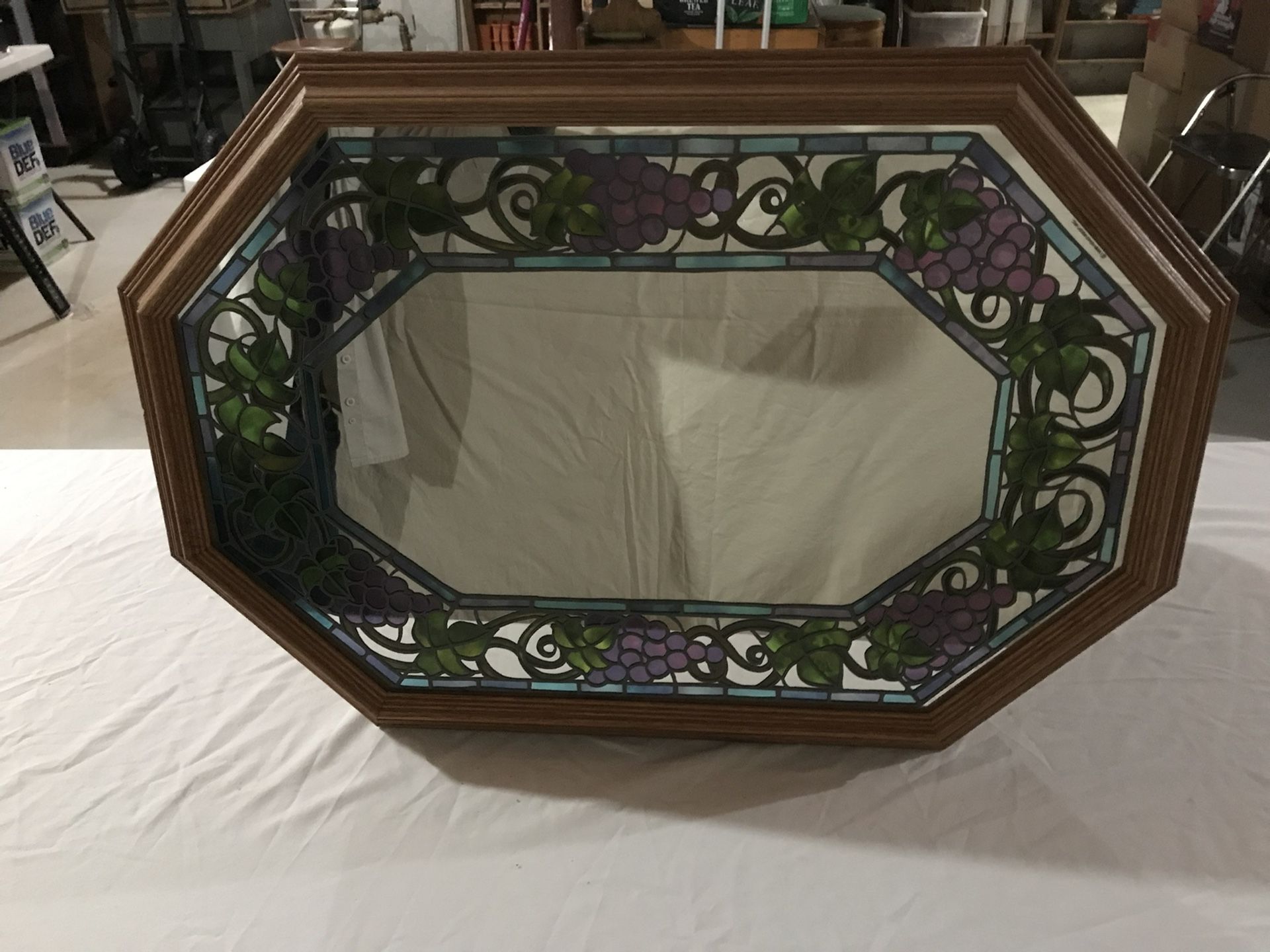 Beautiful Vintage Octagon Mirror 