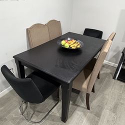 Table and chairs