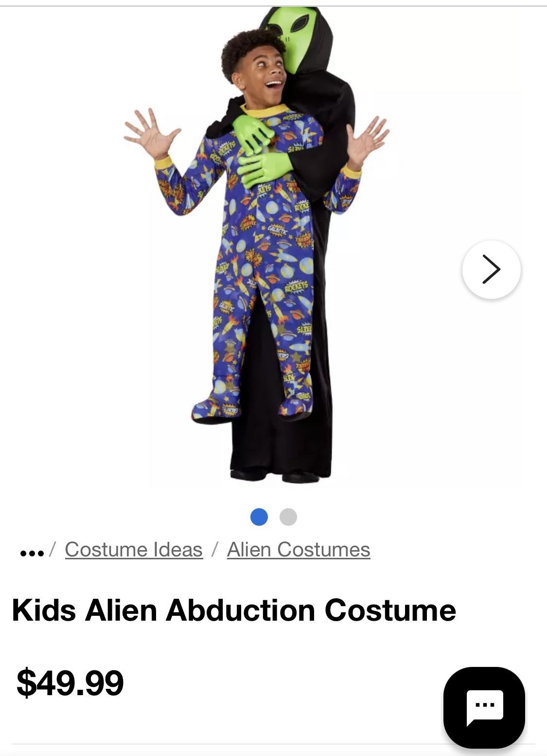 Kids Alien Abduction Costume