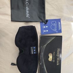 Lc dolida sleep mask with headphones