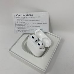 Apple AirPods 3 Wireless Headphones -  PAYMENTS AVAILABLE  - NO CREDIT NEEDED 