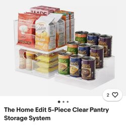 The Home Edit 5-Piece Clear Pantry Storage System