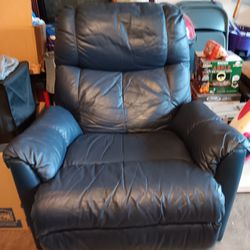 Leather Sofa And Recliner 