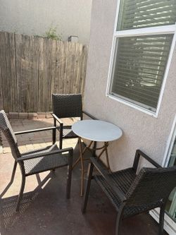Outdoor Patio Set - Table + 3 Chairs