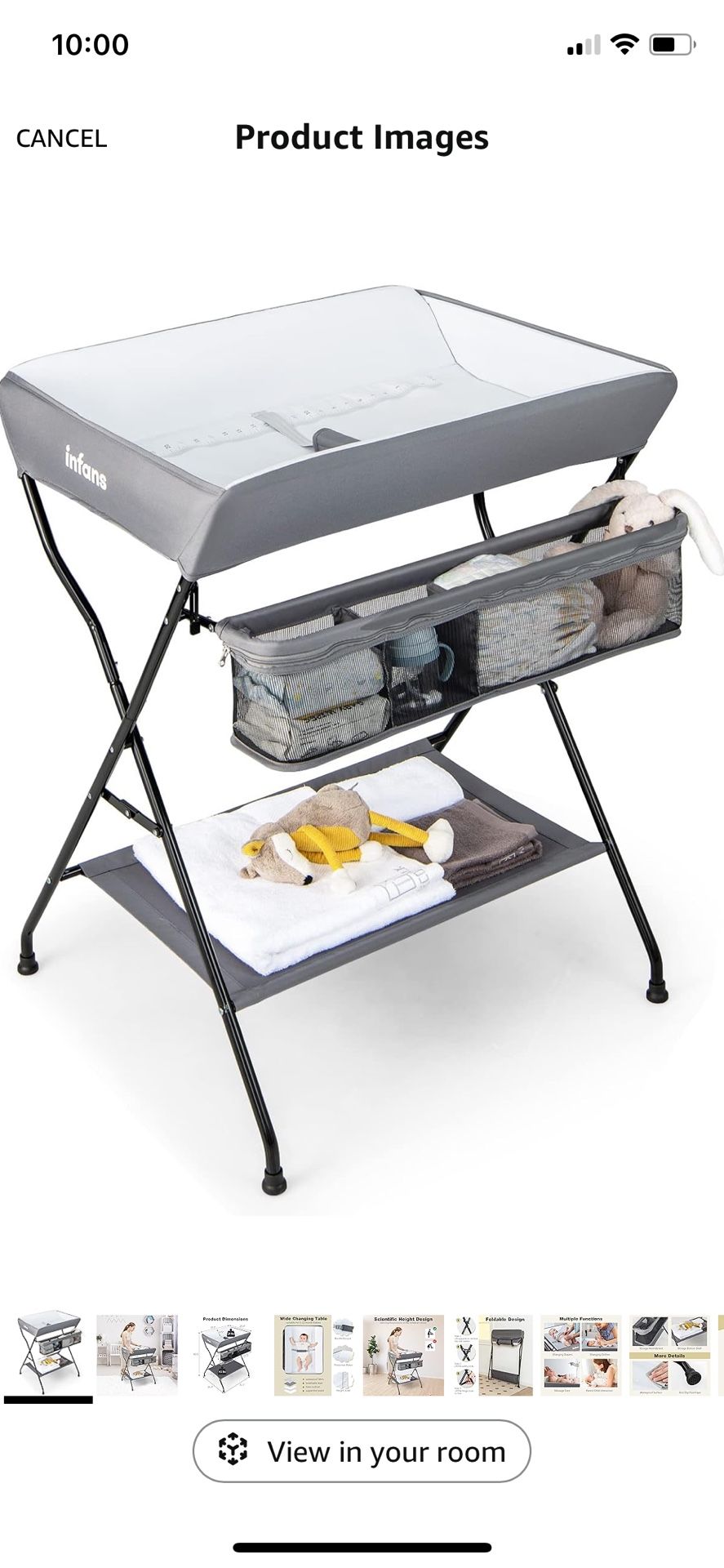 Foldable Changing Table