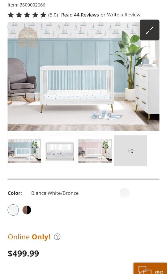 Delta Solane 4in 1 Convertible Crib