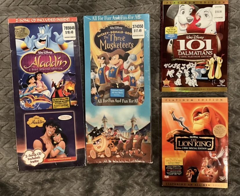 Disney Family Movie Lot – Factory Sealed Classics 