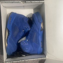 jordan 5 retro blue suede 