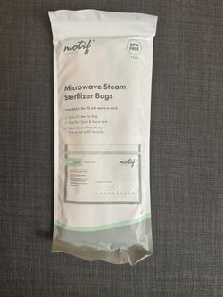 Motif Microwave Stream Sterilizer Bags 7 Count