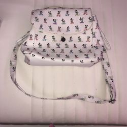 Disney Loungefly White Bag Rainbow Mickey Mouse