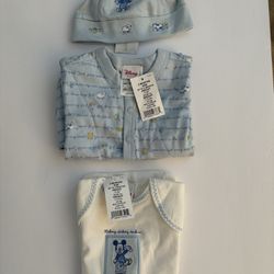 Baby Disney Onesie/Sleeper Set - NEW