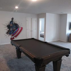 Dark Modern Pool Table 