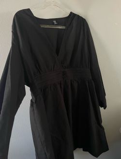 NEW  SHEIN Curve Black Dress 1XL