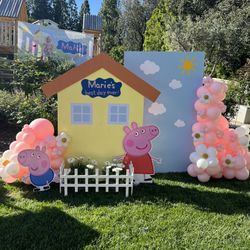 Balloon Garland & Backdrop