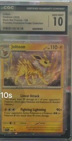 Jolteon Pokemon World Championships Promo CGC 10 Gem Mint