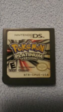 Nintendo DS Pokemon Platinum