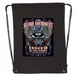 2nd Amendment Drawstring Bookbag