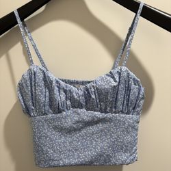 Princess Poly Floral Crop Top