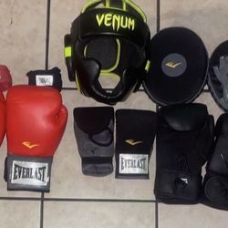 Boxing Gloves + Equipment And Extras (Open For Offers) (read Description)