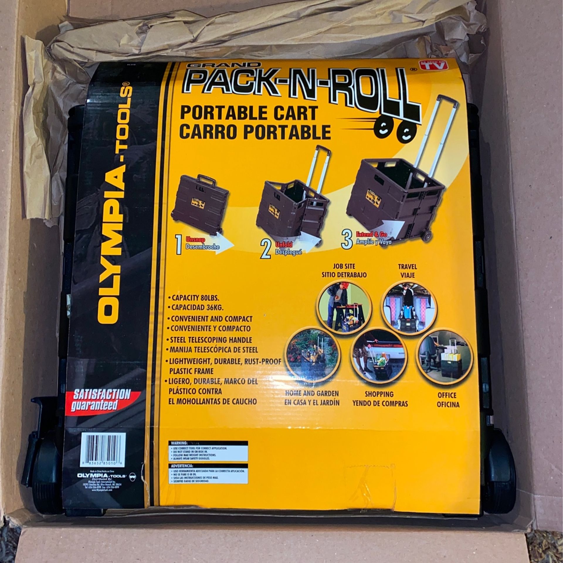 Pack-n-roll Cart