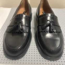 NEW NO BOX BOSTONIAN BLACK LEATHER MENS SHOES SIZE~8 MADE IN ITALY 🇮🇹 