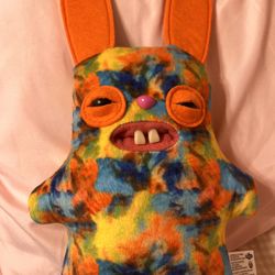 Colorful Fuggler Bunny Plush – Collectible