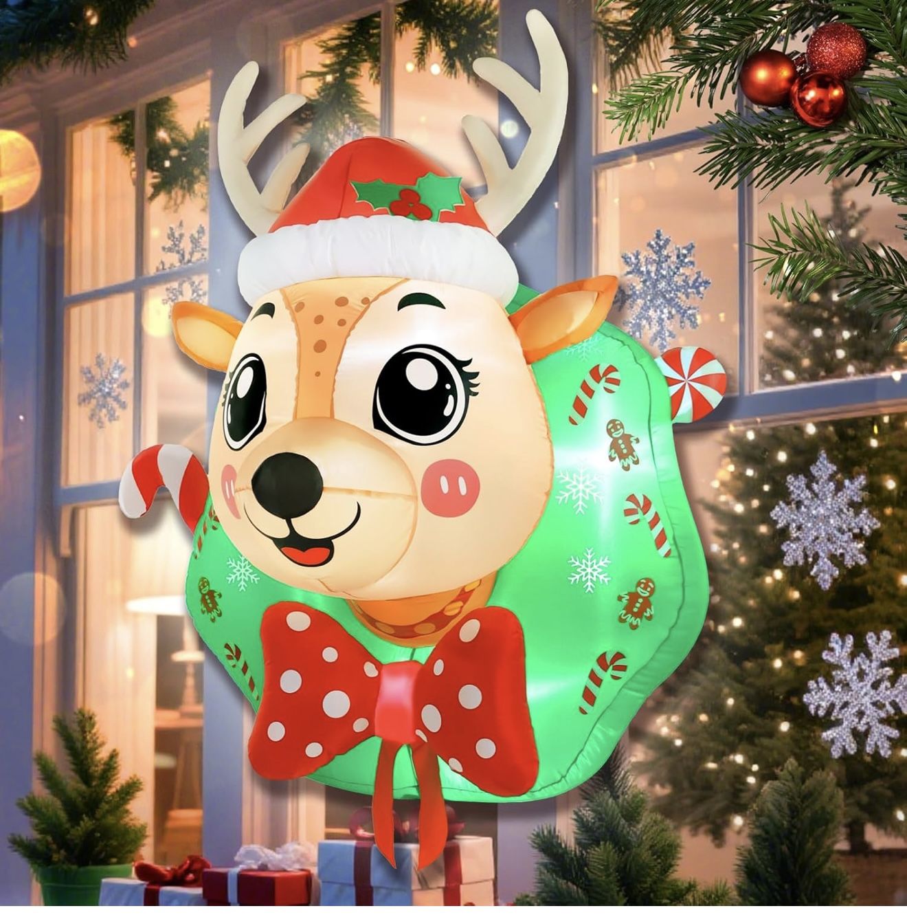 5FT Christmas Reindeer Inflatable 