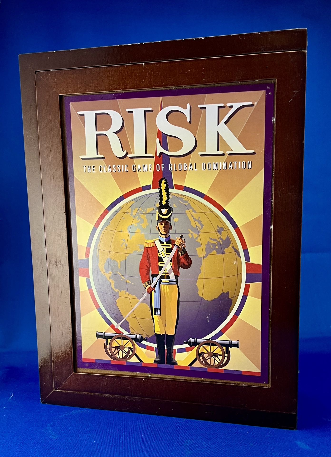 Vintage Risk Board Game Wooden Box Collectors Edition